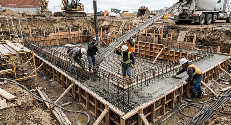 Basement Concrete Pouring in Columbus, OH