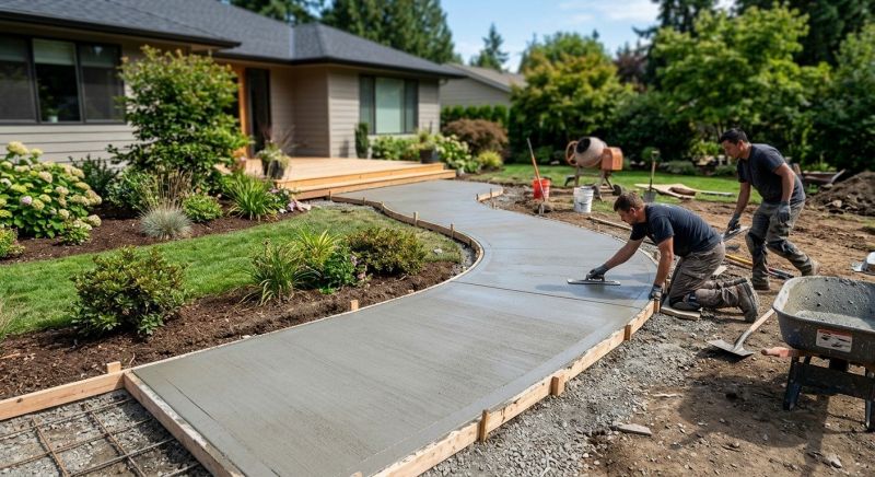 Cement Walkway Installation in Fort Collins, CO