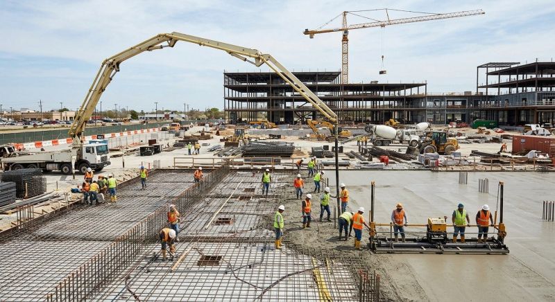 Commercial Slab Installation in Staten Island, NY