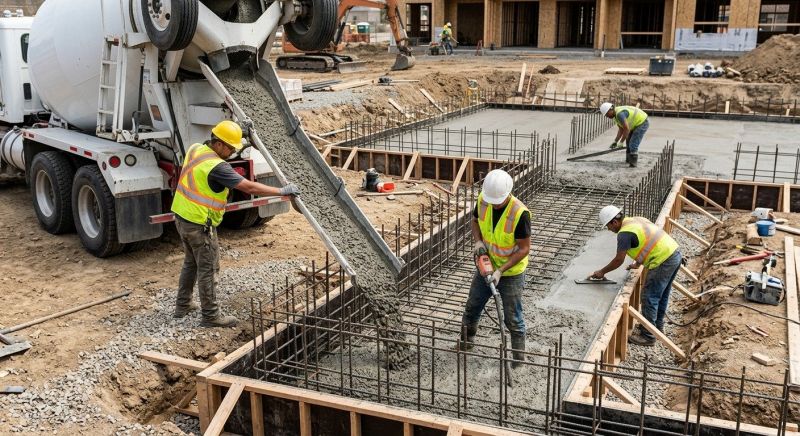 Concrete Foundation Pouring in Columbus, OH