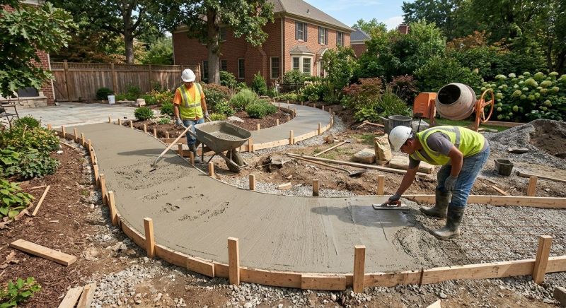 Concrete Path Installation in Fort Collins, CO