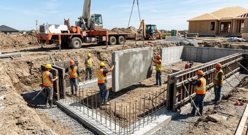 Foundation Wall Pouring in Columbus, OH