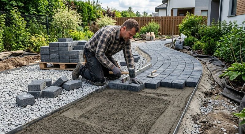 Paver Walkway Installation in Norwalk, CT