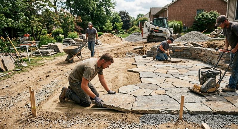 Pavers Hardscaping in Boston, MA