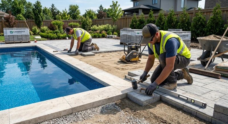 Pool Pavers Installation in Boston, MA