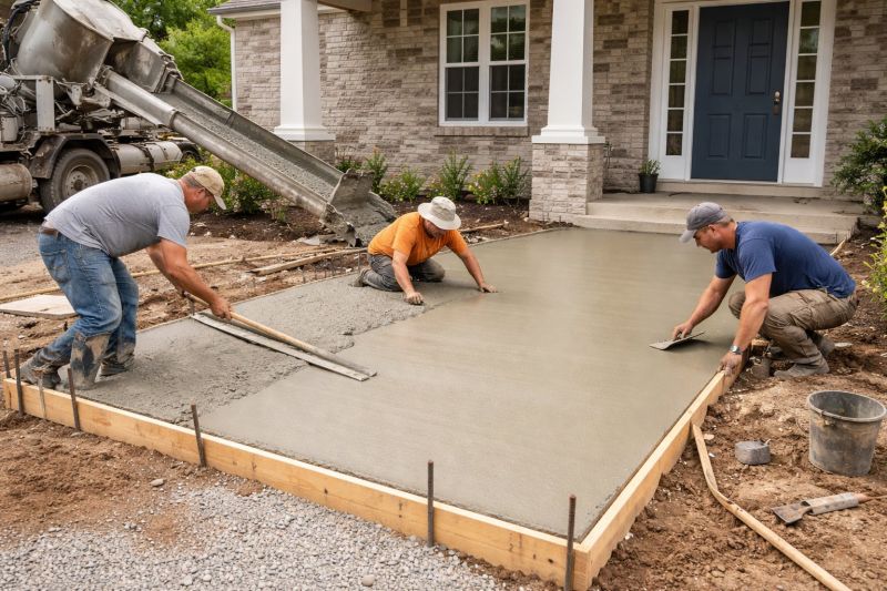 Porch Slab Installation in Denver, CO