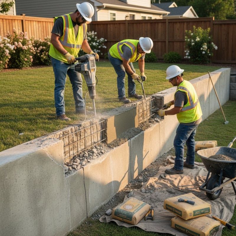 Local Poured Wall Foundation Service pros at work