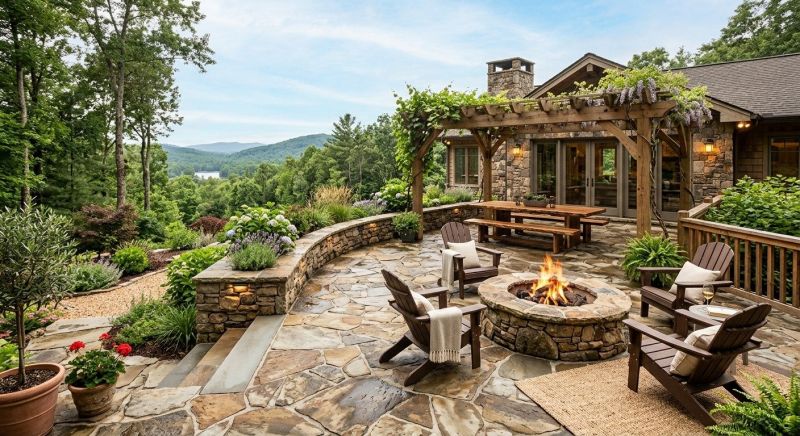 Stone Deck Installation in Boston, MA