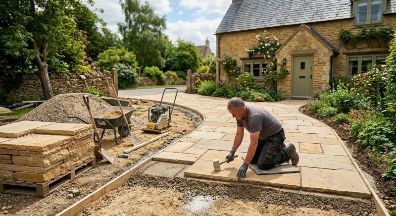 Stone Driveway Construction in Saint George, UT
