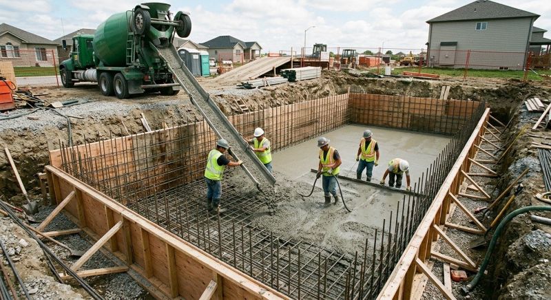 Basement Concrete Pouring in Fredericksburg, VA