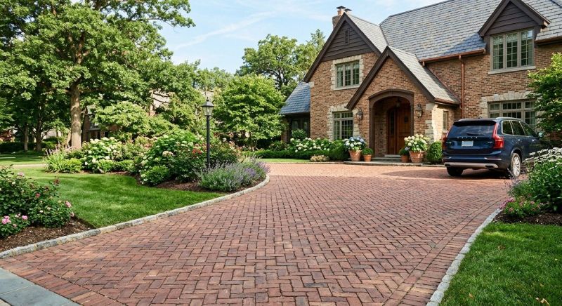 Brick Driveway Installation in Worcester, MA