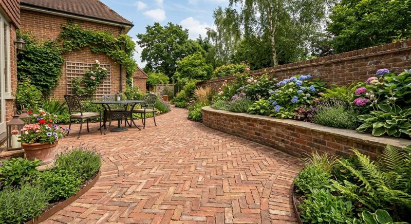 Brick Hardscaping in Framingham, MA