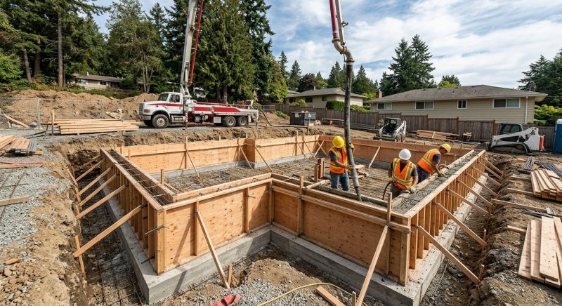 Cement Foundation Installation in Columbus, OH