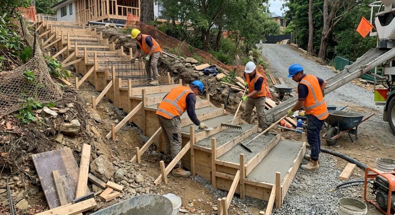 Cement Stairs Installation in Fort Collins, CO