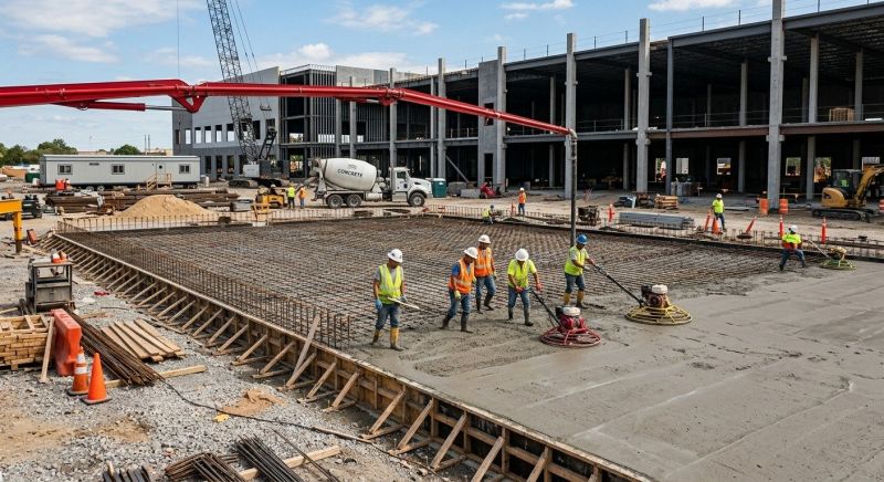 Commercial Slab Construction in Fort Myers, FL