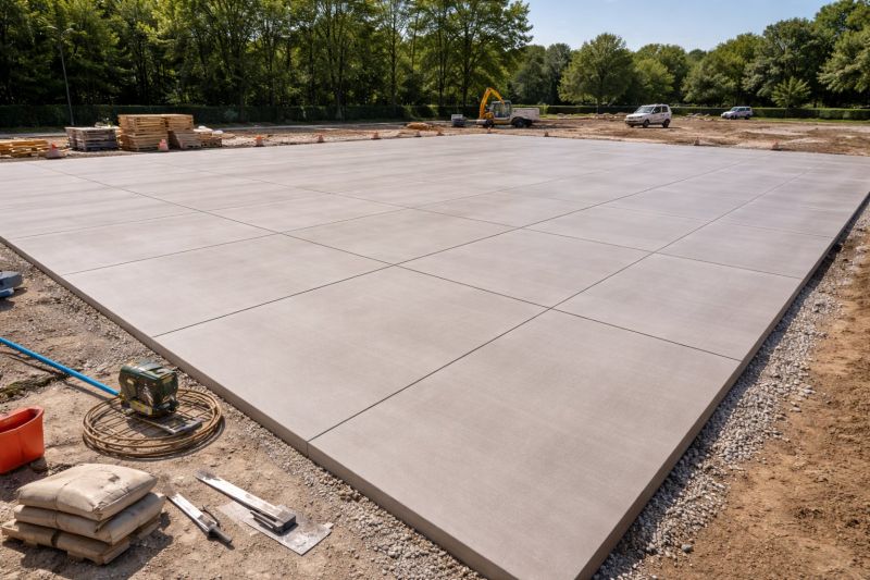 Commercial Slab Installation in Cary, NC