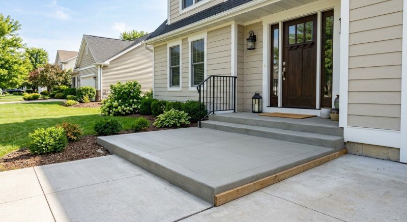 Concrete Porch Construction in Fort Collins, CO