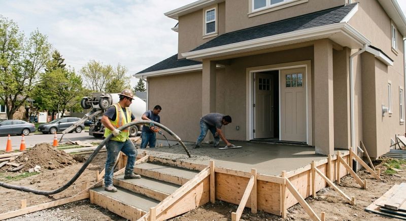 Concrete Porch Construction in Denver, CO