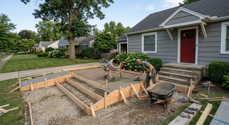 Concrete Porch Construction in Salt Lake City, UT