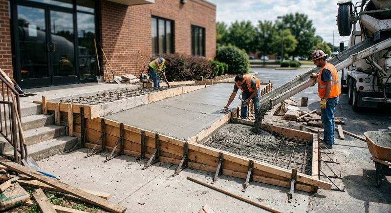 Concrete Ramp Installation in Fort Collins, CO