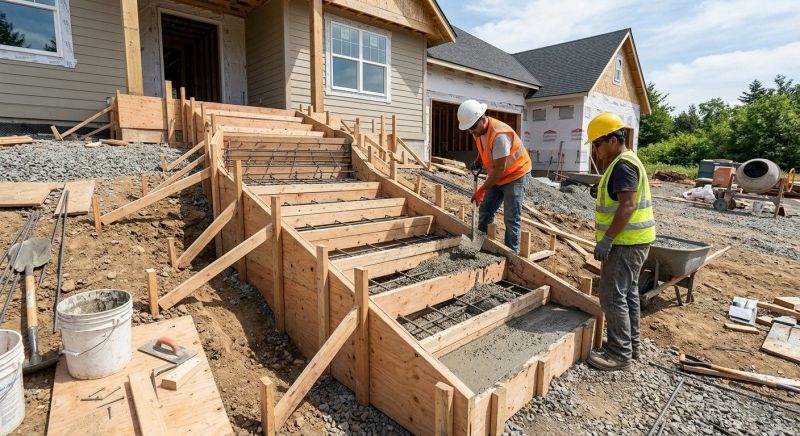 Concrete Stairs Construction in Denver, CO
