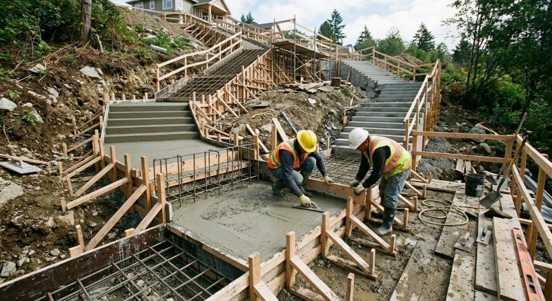 Concrete Stairs Construction in Denver, CO