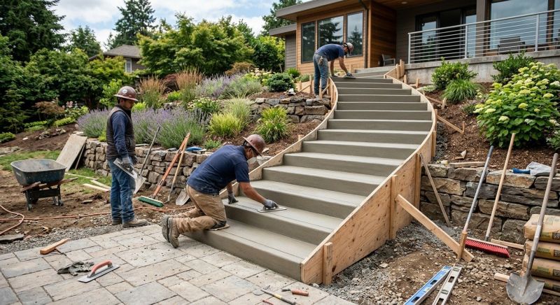 Concrete Stairs Installation in Fort Collins, CO