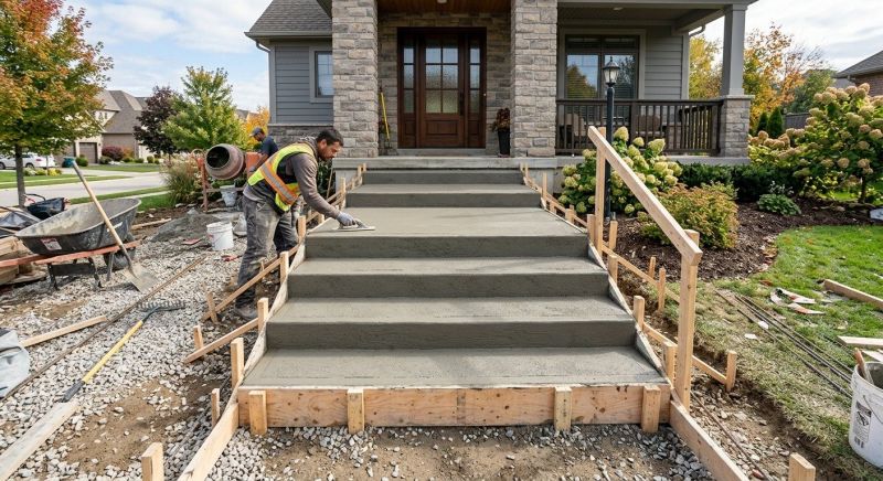 Concrete Stairs Installation in Fort Collins, CO