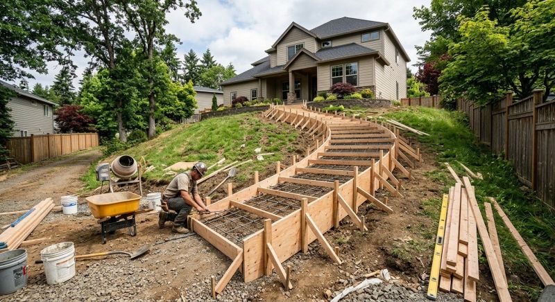 Concrete Stairway Installation in Salt Lake City, UT