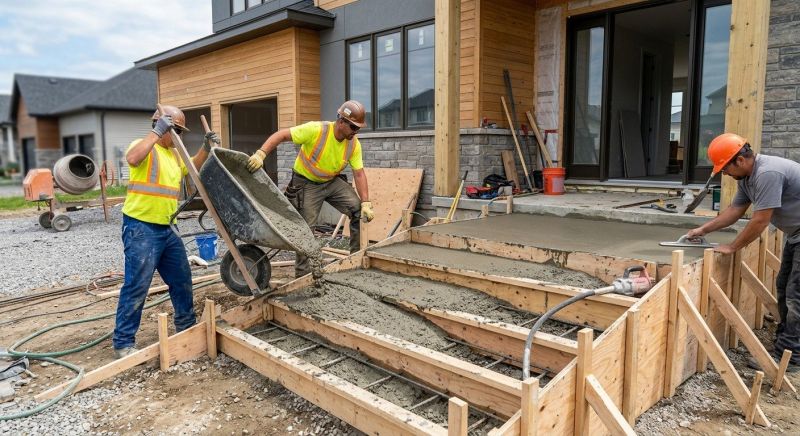 Concrete Steps Pouring in Denver, CO