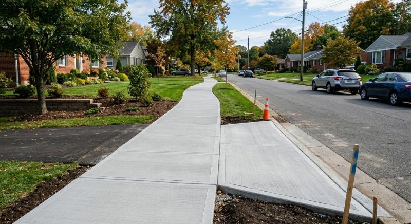 Concrete Walkway Installation in Denver, CO