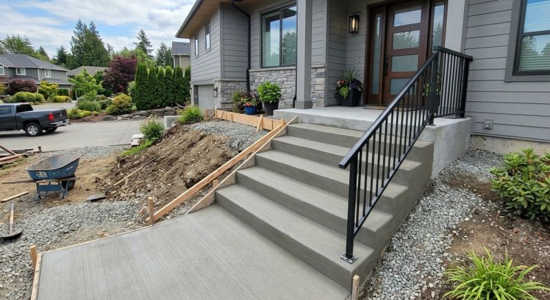 Entryway Stairs Installation in Sacramento, CA