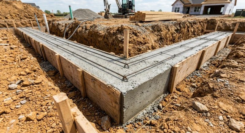 Foundation Footer Installation in Fort Worth, TX