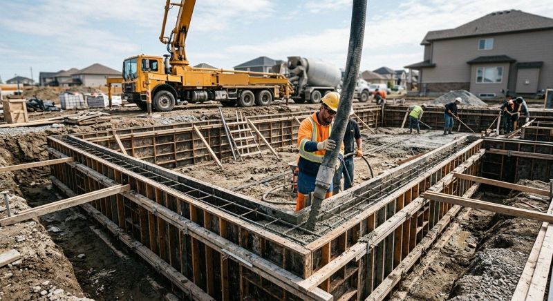 Foundation Pouring in Fort Wayne, IN