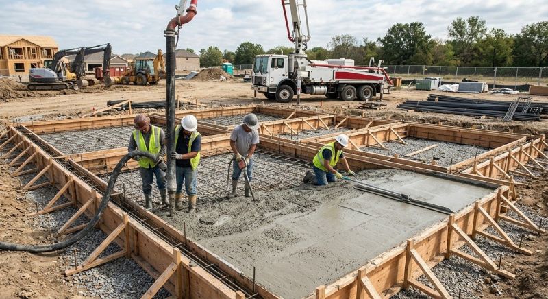 Foundation Wall Pouring in Fort Wayne, IN