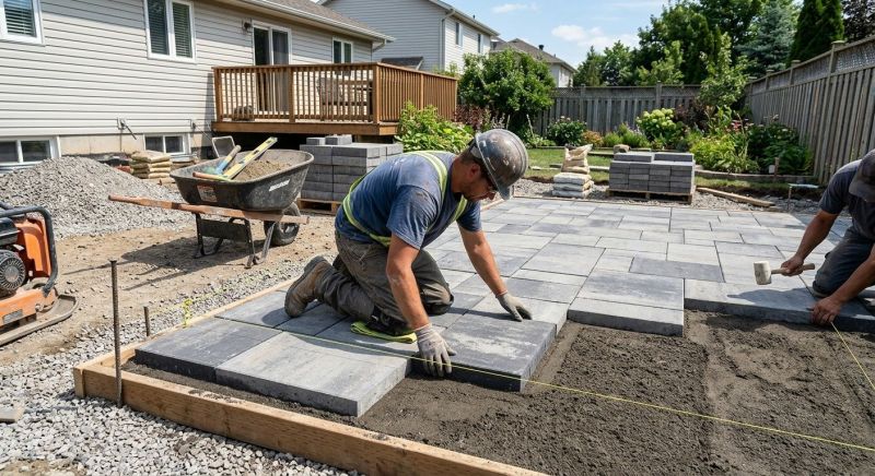 Hardscaping Installation in Boston, MA