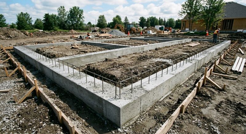 House Footing Construction in Greenville, SC