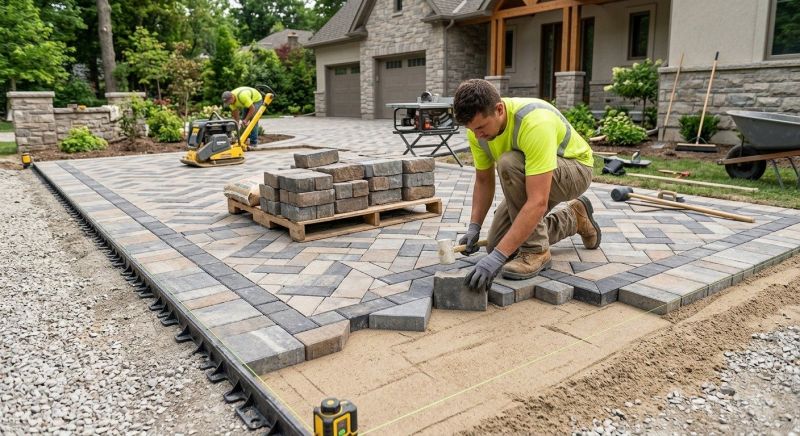 Limestone Pavers Installation in Norwalk, CT