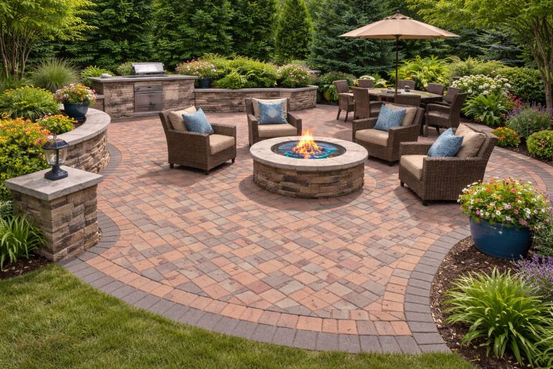 Patio Brick Installation in Stamford, CT