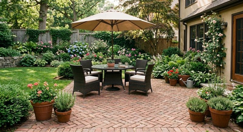 Patio Brick Installation in Worcester, MA