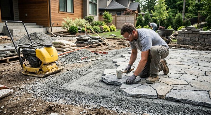 Patio Hardscaping in Norwalk, CT