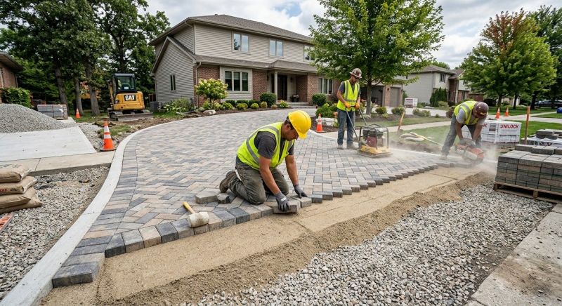 Paver Driveway Construction in Ogden, UT