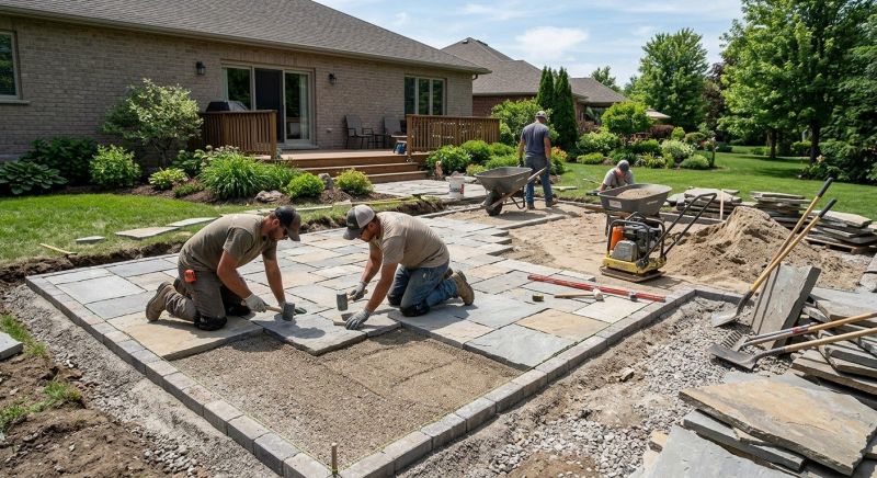Paver Patio Construction in Fairfield County, CT