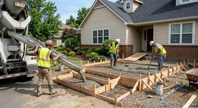 Porch Concrete Pouring in Fort Collins, CO