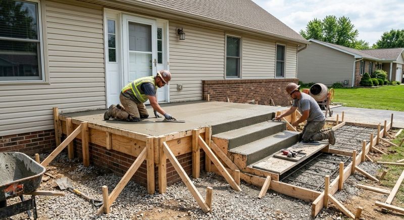 Porch Slab Installation in Denver, CO