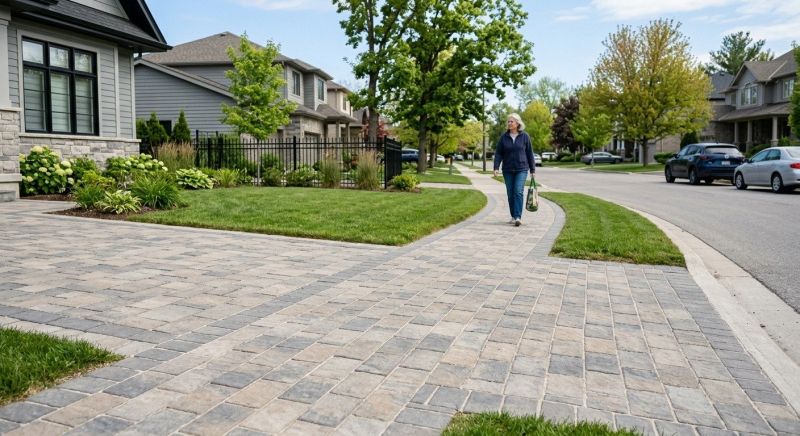 Sidewalk Pavers Installation in Fairfield County, CT