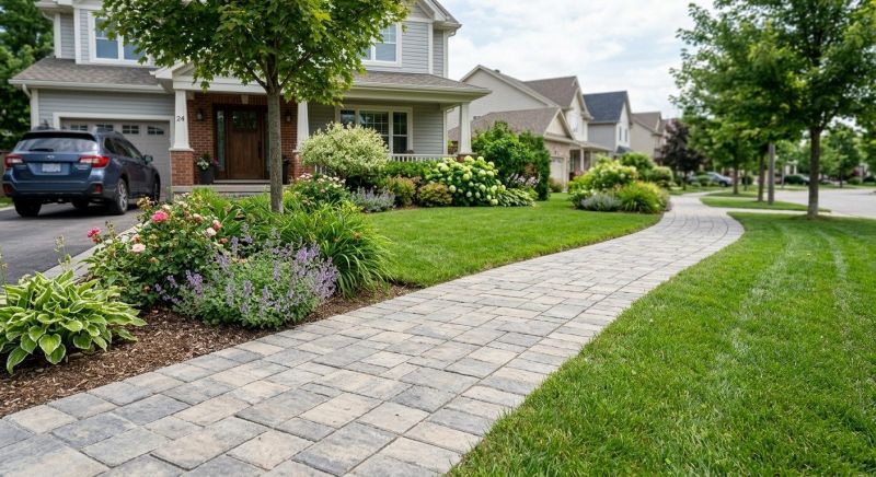 Sidewalk Pavers Installation in Boston, MA