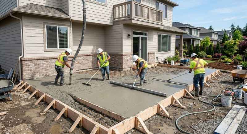 Veranda Pouring in Fort Collins, CO