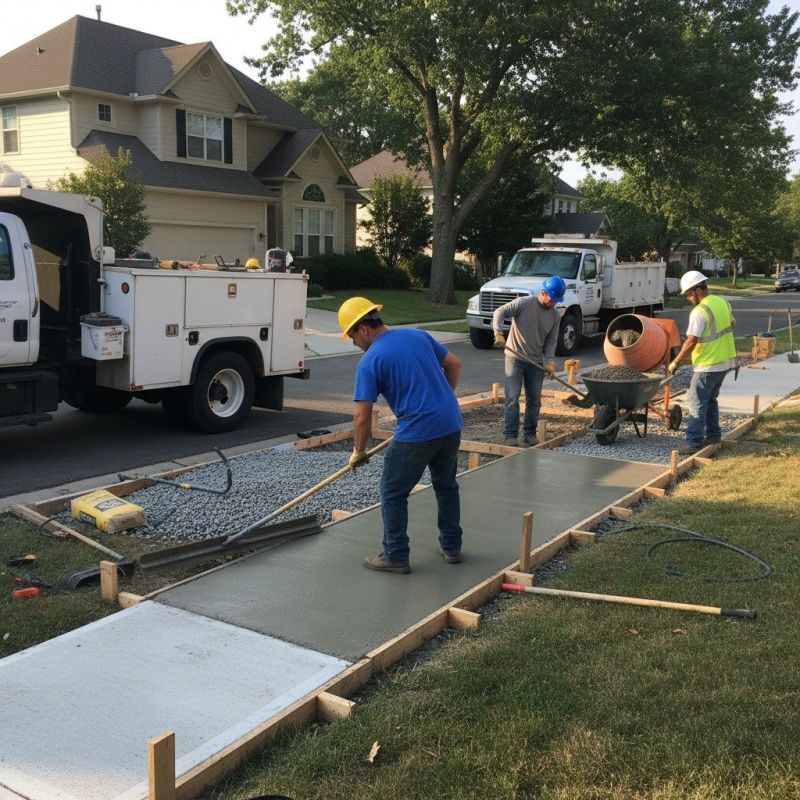 Walkway Pouring in Denver, CO